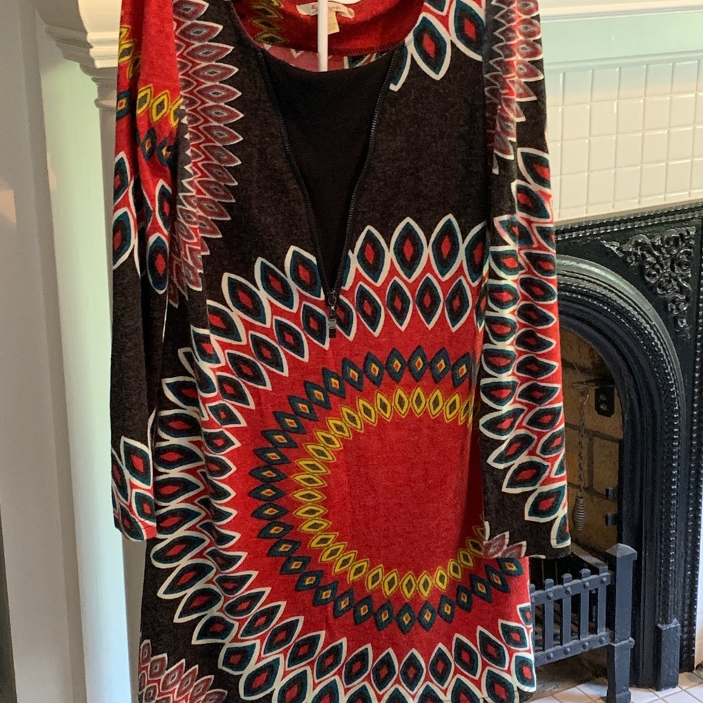 Aryeh front zip knit dress. Maybe worn once.